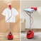 Garment Steamer with Integrated Ironing Board &ndash; Adjustable Steam Levels, Quick Heat-Up, Anti-Kink Hose, Large Detachable Water Tank &ndash; Includes Accessories for Clothes &amp; Curtains
