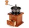 Vintage Style Wooden Manual Rotating Coffee Grain Mill for Home Kitchen, Classic Bean Spike Grinder, Retro Design Wooden Hand Coffee Grinder Manual