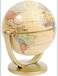 Mini Vintage World Globe with Wooden Stand &ndash; Educational Desktop Globe for Kids &amp; Adults, Home &amp; Office Decor, Geography Learning Globe for Schools, Teachers, Students, and Travel Lovers

