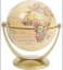 Mini Vintage World Globe with Wooden Stand &ndash; Educational Desktop Globe for Kids &amp; Adults, Home &amp; Office Decor, Geography Learning Globe for Schools, Teachers, Students, and Travel Lovers

