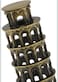 Homeonics Leaning Tower of Pisa Metal Replica – Italian Landmark Souvenir Decor Set for Home & Office – Miniature Pisa Tower Model for Travel Lovers, Collectors, Desktop Display