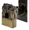 Retro Bronze London Tower Bridge Metal Model &ndash; Famous Architecture Landmark Figurine, Collectible Miniature Sculpture for Home Office Desk Decor, Souvenir Gift