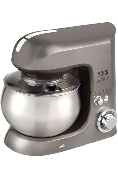 Stand Mixer with Bowl and Lid Powerful Kitchen Mixer for Baking, 6 Speed Tilt Head Food Mixer with Large Bowl, Dough Hook, Whisk, and Beater