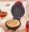 Homeonics Mini Waffle Maker – Compact Non-Stick Pancake & Waffle Iron – Portable Breakfast Machine – Easy-to-Clean Electric Waffle Iron for Kids, Kitchen, Travel, Dorm