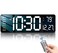 Digital Wall Clock with Large 16.2 Inch LED Display &ndash; Auto Brightness Adjustment, Remote Control, Memory Function, 12/24H Format, Sleek Modern Clock
