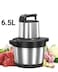 Heavy Duty Chopper 6.5L Capacity, 1500W Heavy Duty Motor, Stainless Steel Blades &ndash; Electric Food Processor for Fruits, Vegetables, Nuts, Meat