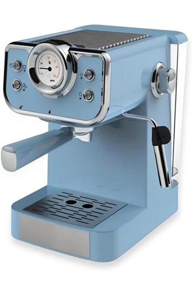 20 Bar Espresso Coffee Machine &ndash; 1.5L Barista Maker with Thermometer, Steam Wand, Dual Filters &amp; High-Pressure Pump for Cappuccino, Latte, Home &amp; Office
