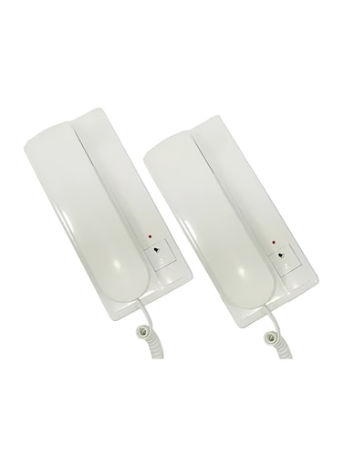 Wireless 2 Way Digital Intercom System 2.4GHz Long-Range Communication &ndash; Dual-Way Interphone for Home or Office &ndash; Connects Up to 3 Units, Easy Setup