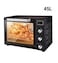 45L Electric Oven with Rotisserie &ndash; Stainless Steel Countertop Oven for Baking, Grilling, Roasting, Pizza &ndash; Adjustable Thermostat &amp; Timer, Fast Cooking