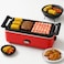 2 in 1 Smokeless Electric BBQ Grill with Hot Pot &ndash; Nonstick Indoor Barbecue &amp; Shabu Hotpot Combo   Multifunctional Electric Grill Pan for Meat, Steak, Frying