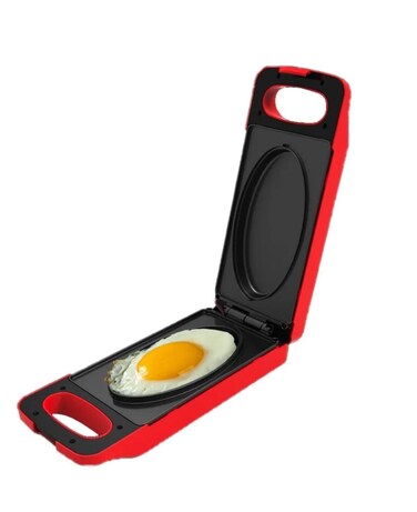 Omelette Maker &amp; Pancake Maker Non Stick&ndash; Electric Breakfast Maker Grill for Frying, Baking, Grill, Toast &ndash; Easy Clean Dual Plate Egg Cooker with Cool-Touch Handle