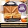 Homeonics Compact Non-Stick Sandwich Maker – Fast-Heating Electric Toaster Grill for Crispy Sandwiches, Breakfast Snacks – Easy to Clean, Cool-Touch Handle