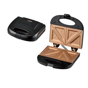 Homeonics Compact Non-Stick Sandwich Maker – Fast-Heating Electric Toaster Grill for Crispy Sandwiches, Breakfast Snacks – Easy to Clean, Cool-Touch Handle