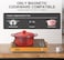 Electric Ceramic Cooktop, 2200W Single Burner Hot Plate, Infrared Cooktop with Sensor Touch Control Digital Display with Adjustable Temperature,   Portable Electric Cooktop