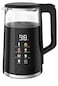 Digital Electric Kettle 1.7L &ndash; 7 Preset Temperature Settings with Touch Control Panel, Keep Warm Function   Stainless Steel Fast-Boil Hot Water Boiler
