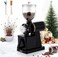 Vistanics  Heavy Duty Electric Coffee Grinder – Powerful Coffee Bean & Multi-Purpose Grinder for Nuts, Grains, Spices, Sugar   Black Compact Grinder