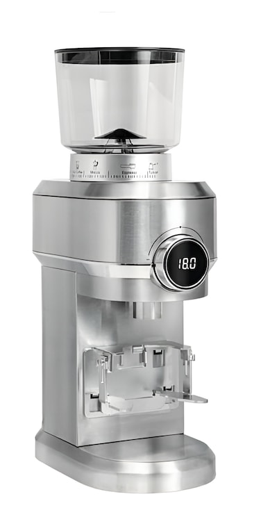 Stainless Steel Burr Coffee Grinder &ndash; 52 Grind Settings with 40mm Conical Burr, Anti-Static Technology, Adjustable Electric Coffee Grinder for Espresso, Cappuccino, Latte