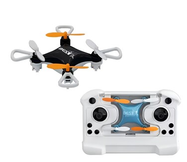 Mini Drone Quadcopter for Kids &ndash; Remote Control Airplane Toy with High Fall Resistance &amp; 360&deg; Flips &ndash; Easy to Fly RC Drone for Beginners, Indoor &amp; Outdoor Flying Toy