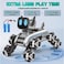 Smart Stunt Robot Dog Toy for Kids &ndash; 8WD Mechanical Puppy with Dual Control, 360&deg; Spins, Music &amp; Lights &ndash; Remote Control Stunt Pet Robot for Boys &amp; Girls, Interactive Gift Toy