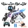 Smart Stunt Robot Dog Toy for Kids &ndash; 8WD Mechanical Puppy with Dual Control, 360&deg; Spins, Music &amp; Lights &ndash; Remote Control Stunt Pet Robot for Boys &amp; Girls, Interactive Gift Toy