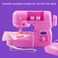 Kids Toy Sewing Machine &ndash; Mini Pink Sewing Machine with Heart Design, Battery Operated &ndash; Beginner Sewing Toy for Girls Ages 4+, Fun Educational Craft Toy for Kids

