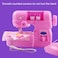 Kids Toy Sewing Machine &ndash; Mini Pink Sewing Machine with Heart Design, Battery Operated &ndash; Beginner Sewing Toy for Girls Ages 4+, Fun Educational Craft Toy for Kids

