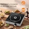 Infrared Cooktop Single Burner &ndash; 2000W Portable Electric Infrared Stove with Ceramic Heating, Adjustable Temperature, Fast Heating Hot Plate Induction Cooker for Home, Dorm

