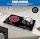 Double Burner Infrared Cooker &ndash; 3000W Dual Hot Plate Electric Infrared Cooktop with LED Display, Ceramic Heating, Multi-Stage Power, Knob &amp; Touch Control, Portable Tabletop