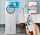 Portable Air Cooler Humidifier &ndash; 4 Cooling Modes, 3-Speed Fan, LED Display, 12H Timer, 3.5L Tank, 80W Bladeless Fan for Home, Office &amp; Bedroom &ndash; Quiet 2 Ice Boxes for Summer Use