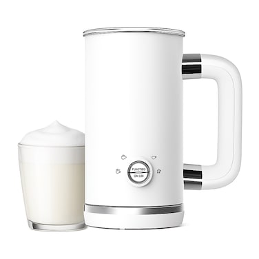 Neonics Milk Frother & Steamer – Automatic Hot & Cold Foam Maker and Milk Warmer for Latte, Cappuccino, Macchiato, Hot Chocolate – Silent Operation, Non-Stick Interior, Easy Clean