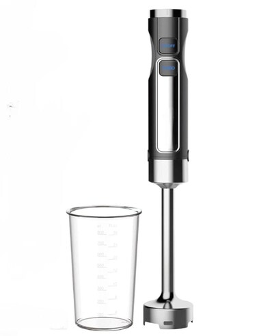 Hand Blender Heavy Duty Stick Blender with Adjustable Speed, Titanium Blade, LED Light &amp; 800ml Measuring Cup &ndash; Powerful Handheld Blender for Smoothies, Soups &amp; Sauces