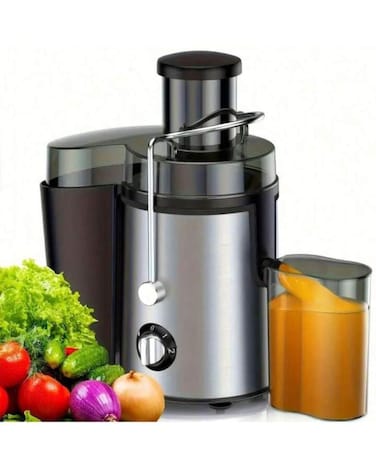 Centrifugal Juicer Extractor for Whole Fruits &amp; Vegetables &ndash; 65mm Wide Feed Chute, High-Efficiency Juice Machine, Easy to Clean Stainless Steel, Countertop Design for Home Kitchen