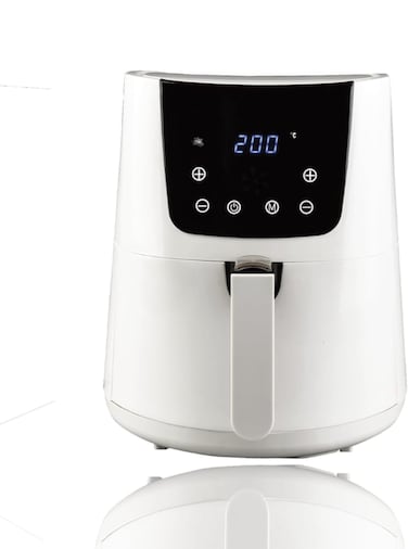 3.5L Digital Air Fryer with Touch Control &ndash; Oil-Free Hot Air Cooker with Handle, Indicator Light, Inner Pot &amp; Basket   Compact Air Fryer for Healthy Frying, Roasting, Grilling &amp; Baking