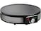 Electric Crepe &amp; Dosa Maker 1200W &ndash; Non-Stick Hot Plate for Pancakes, Roti, Tortilla, Wraps &ndash; Fast Heating in 5 Sec &ndash; Easy to Use &amp; Clean, Portable Breakfast Maker, Black