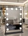 Vanity Mirror with 12 LED Bulbs – 3 Light Modes, Adjustable Brightness, 360° Rotating Makeup Mirror with Smart Touch Control