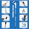 9 in 1 Electric Spin Scrubber, Cordless Cleaning Brush with 9 Replaceable Brush Heads and 54 Inch Adjustable Extension Arm, Power Shower Scrubber for Bathroom, Kitchen, Floor, Tile, Tub