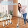 9 in 1 Electric Spin Scrubber, Cordless Cleaning Brush with 9 Replaceable Brush Heads and 54 Inch Adjustable Extension Arm, Power Shower Scrubber for Bathroom, Kitchen, Floor, Tile, Tub
