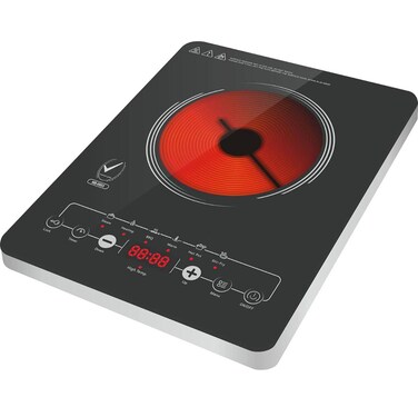 Infrared Cooker Single Hot Plate - Touch Sensor Control, 60 Cooking Functions, 3-Hour Timer, LED Display for Precise Cooking