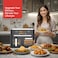 Nicsware Air Fryer Oven 8L Oven &amp; 6L Air Fryer Combo, 2800W Digital Touchscreen, 10-in-1 Cooking Modes Air Fry, Roast, Reheat, Dehydrate, Bake &ndash; Large Capacity