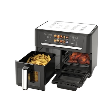 Nicsware Air Fryer Oven 8L Oven &amp; 6L Air Fryer Combo, 2800W Digital Touchscreen, 10-in-1 Cooking Modes Air Fry, Roast, Reheat, Dehydrate, Bake &ndash; Large Capacity