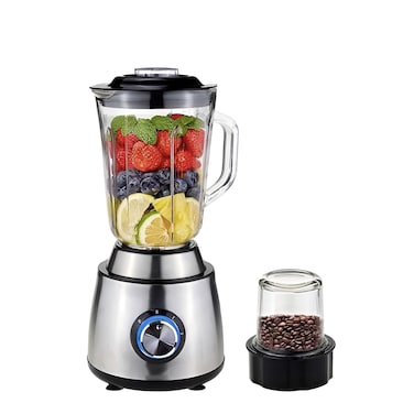 Nicsware2 in 1 Coffee Grinder &amp; Blender &ndash; 800W Stainless Steel, 1500ml High-Speed Mixer for Beans,Coffee, Spices, Smoothies &amp; Juices