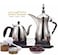 Arabic Tea &amp; Coffee Maker Stainless Steel with Digital Display - 1600W, 1000mL Coffee &amp; 600mL Tea Capacity - Dual Function for Coffee, Tea, and Snacks