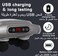 Vantix 6 Head Electric Body Massager USB Charging with Strike Force Modes &ndash; Deep Tissue Handheld Muscle Massager for Pain Relief &amp; Fatigue &ndash; Adjustable Speed for Back, Waist, Arms, Thighs &amp; Legs