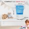 Nicsware Mini Washing Machine 2KG Baby Washer &ndash; Compact Portable Washer with Twin Knob Controls, Wash Timer &amp; Mode Selector Lightweight Blue Mini Tub for Baby Clothes, Travel, Dorm
