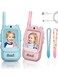 2-Pack Kids Video Handy Talkies with Dual HD Cameras   Rechargeable Long-Range Toy for Boys &amp; Girls Ages 3&ndash;8   Voice Changer, Auto Pairing, Outdoor Play, Camping &amp; Travel   Parent-Child Intercom