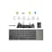 Foldable full-size Bluetooth keyboard with touchpad and PU leather cover for iOS, Windows &amp; travel.