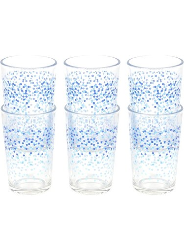 230 ML Transparent Glass Tumbler Set- DC3449