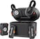 Hollyland Wireless  Lark M2S Microphone System with Charging Case, Dual Transmitter Lavalier Mic for Video Recording &amp; Live Streaming