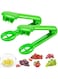 Azonee 2 Pcs Grape Cutter, Grape Slicer for Toddlers, Tomato Cherry Strawberry Cutter, Quarter Slicer for Vegetable Fruit Cake, for Vegetable Fruit Salad, Kitchen Gadget Tool No Blade (Green)