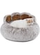 NeoStyle Calming Dog and Cat Bed,Indoor High Cushion Dog Bed, Round Fluffy Pet Bed, Cozy Plush Cuddly Dog Bed, Cute Cartoon Soft Bed, Size for Puppies and Cats(Grey, M(56 * 56 * 15cm))